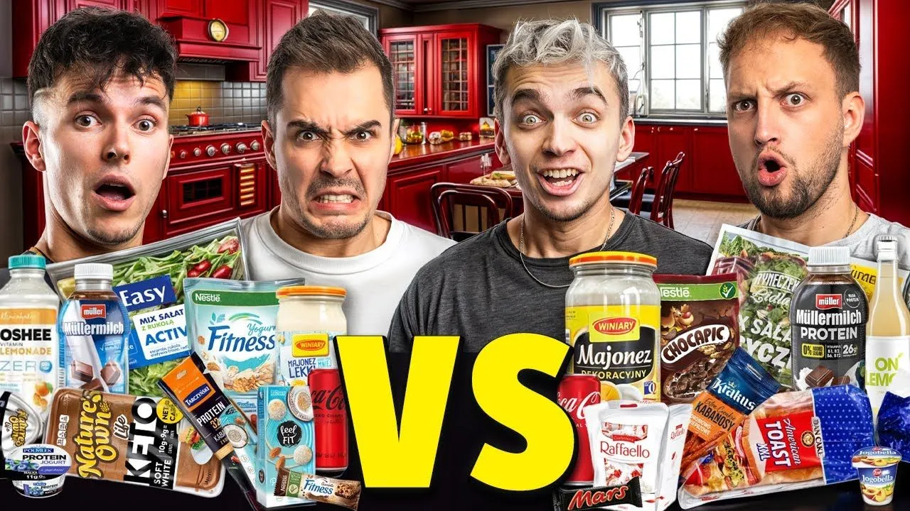 FIT vs FAT! Test jedzenia na ŚLEPO 🙈