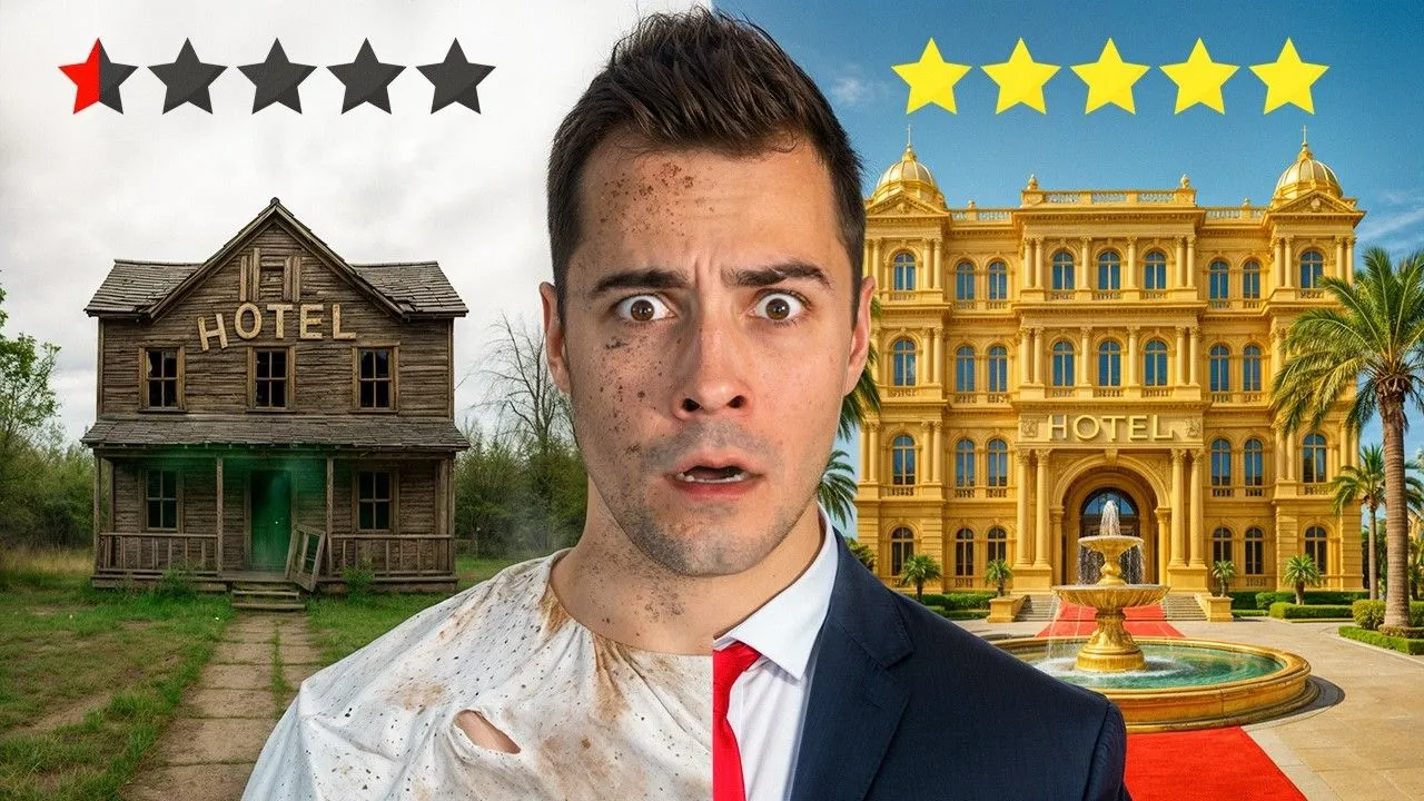NAJLEPSZY VS NAJGORSZY HOTEL!